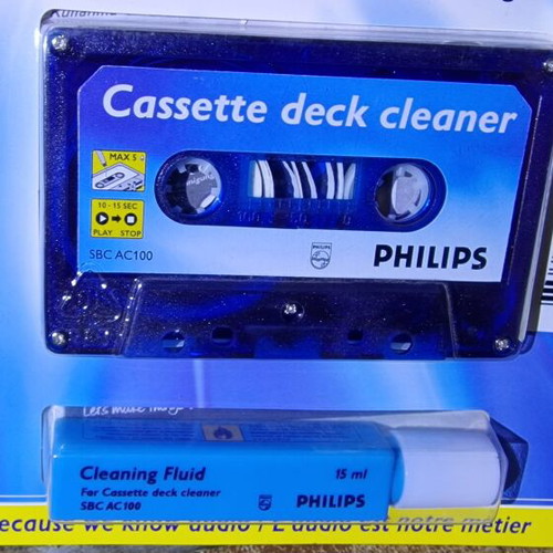 Philips Cassette Deck Cleaner new