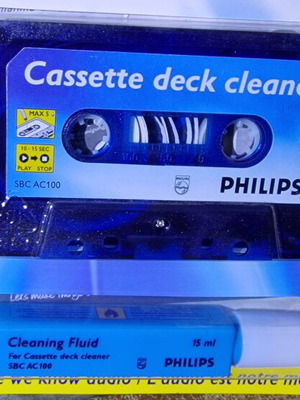 Philips Cassette Deck Cleaner new