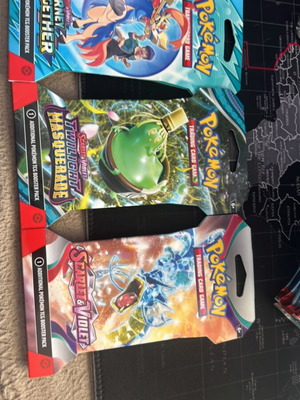 Pokemon booster packs 3 καινούργια, σφραγισμένα