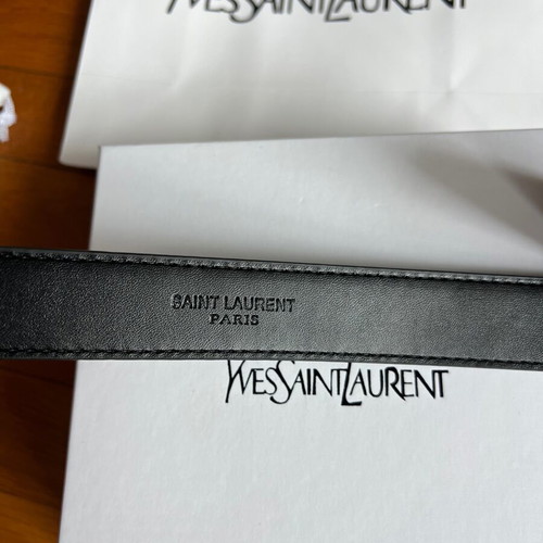 YSL belt new, black with gold details, size 100