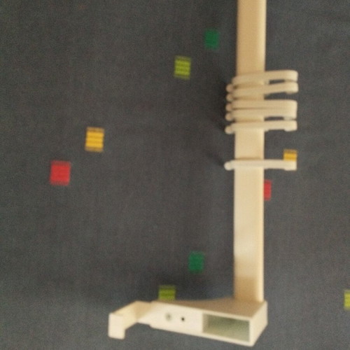 Plastic white door hanger like new