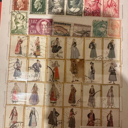 Stamp collection like new from 70s, 80s and 90s