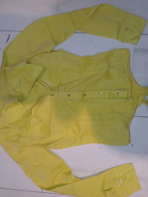 Yellow women's shirt BSB size Small like new