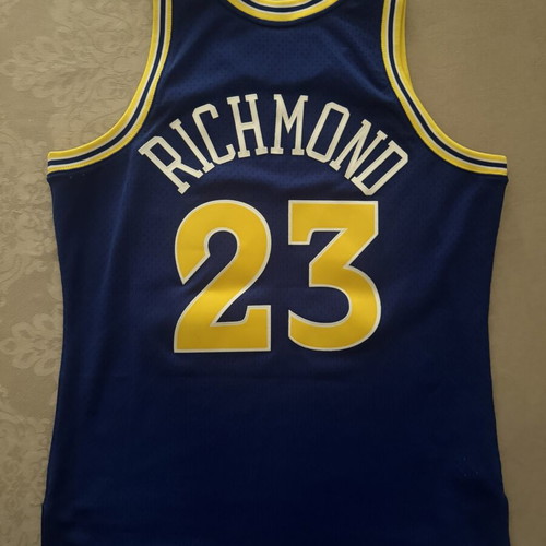Mitchell & Ness Golden State Warriors Mitch Richmond NBA Jersey Large like new