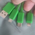 Keychain with charging cables new