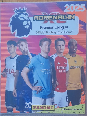 Premier League 2024-2025 Adrenalyn XL album with 459/468 cards like new