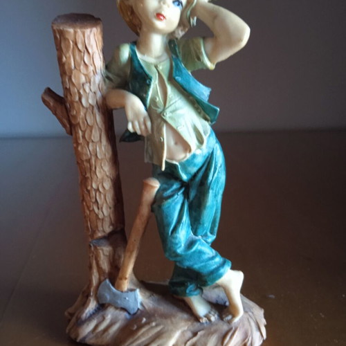 Decorative boy figurine, 22 cm