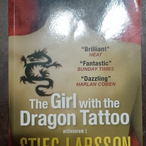 The Girl with the Dragon Tattoo book used, English