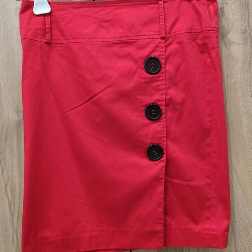 Ice Y2K Red Mini Skirt Low Waist Size L Like New