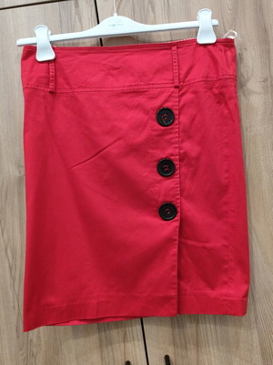 Ice Y2K Red Mini Skirt Low Waist Size L Like New