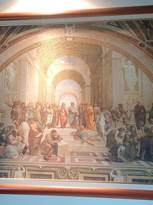 Painting of the Academy of Plato like new