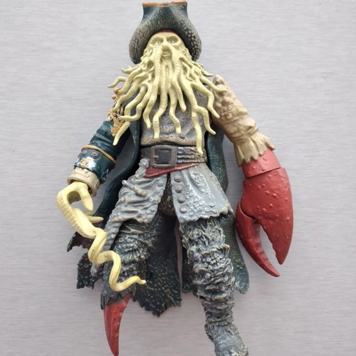 Pirates of The Caribbean Davy Jones Collectable Action Figure used