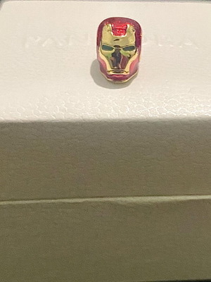Pandora charm Ironman s925 ALE σαν καινούργιο, κόκκινο και χρυσαφί