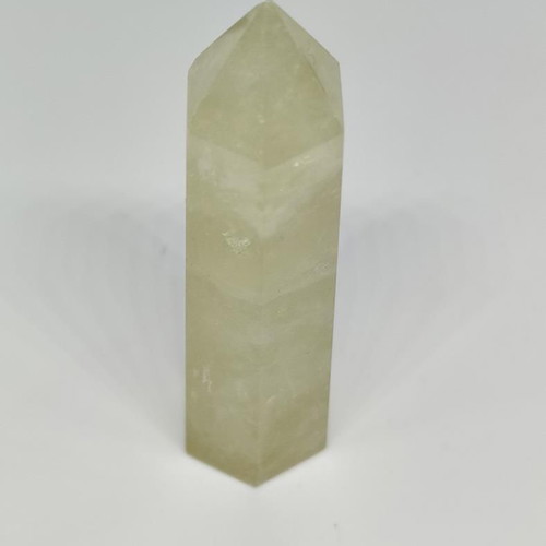 Yellow Fluorite Crystal Obelisk Tower like new