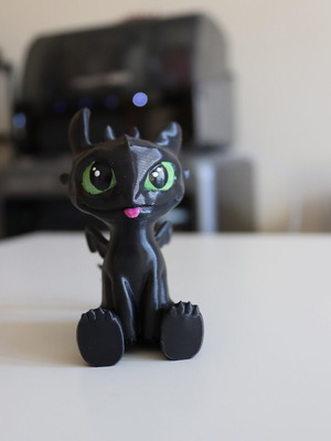 Toothless figure like new, eco friendly material