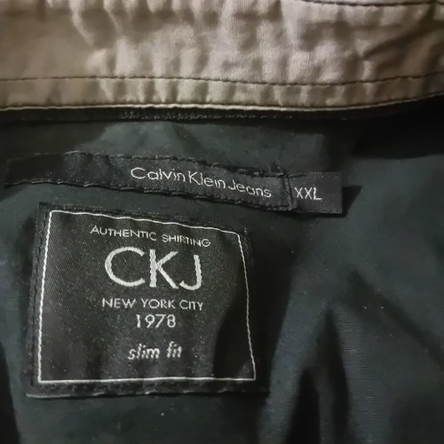 Calvin Klein men's dress shirt black, like new, size XXL