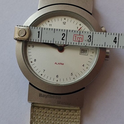 Raytheon Marine Quartz Alarm Watch like new, Japan, date function