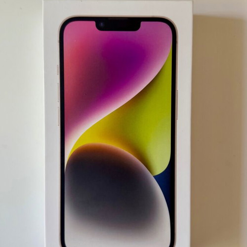 iPhone 14 white 128 GB with accessories