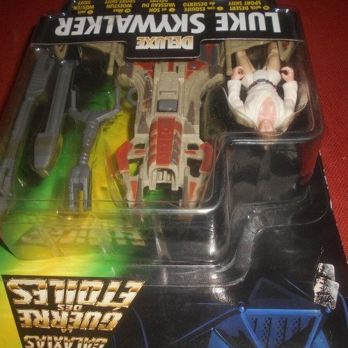 Star Wars Deluxe Luke Skywalker figure new sealed 1996 Kenner