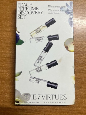 The7Virtues Peace Perfume Discovery Set like new, Eau de Parfum