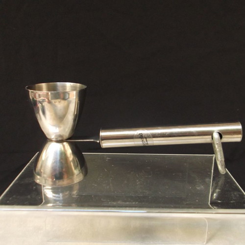 Drink jigger with handle inox stainless steel cocktail barista barman cocktail new