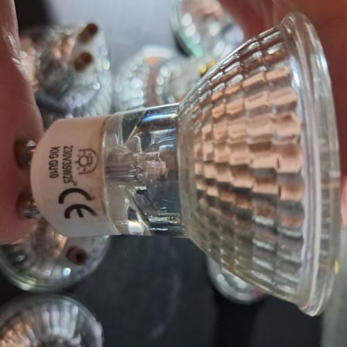 Spot bulbs used, pack of 8, 230V 35W GU10