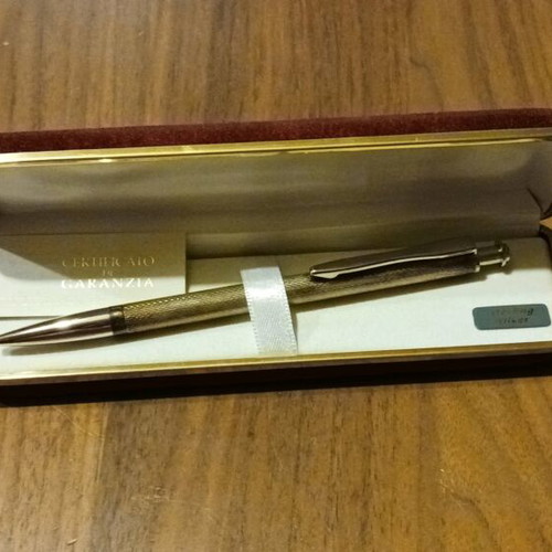Silver pen 925 Ferrari da Varese new with certificate