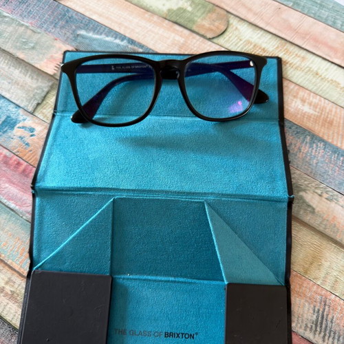 Brixton Glasgow medium-distance eyeglasses used, black