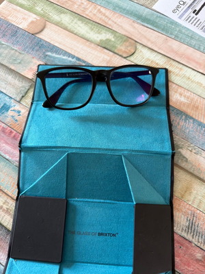 Brixton Glasgow medium-distance eyeglasses used, black