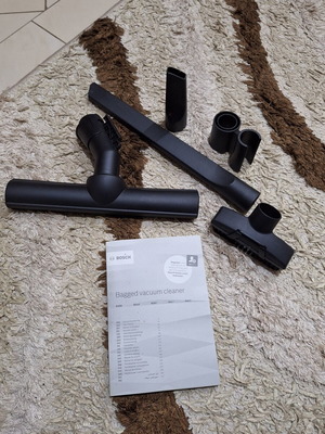 Bosch vacuum cleaner spare parts new with manual