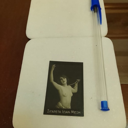 Collectible Ioan Mexi Cigarette Card nude era, like new