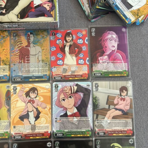 Weiss Schwarz DanDaDan 1st Edition box with hits and bulk like new