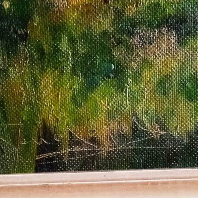 Oil painting Charalampos Palaiologos with beautiful frame, signed