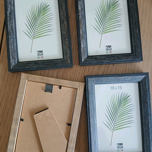 Photo frames 10x15 new, set of 4 pieces