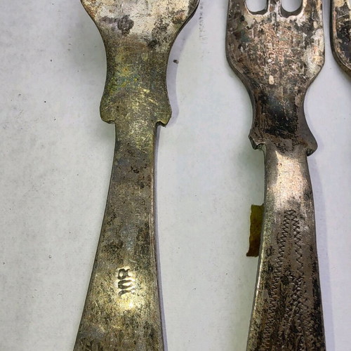 Silver spoons used from Smyrna, set of 13 pieces