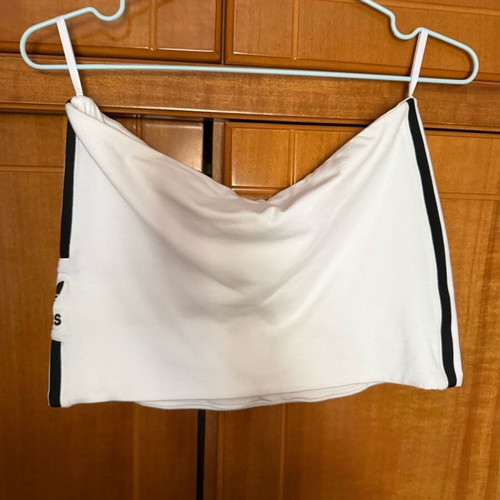 Adidas tube top new unworn, white, size L