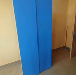 Blue two-door wardrobe like new