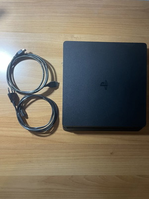 PlayStation 4 console with 2 controllers, NBA 2K25, FIFA 20, Minecraft