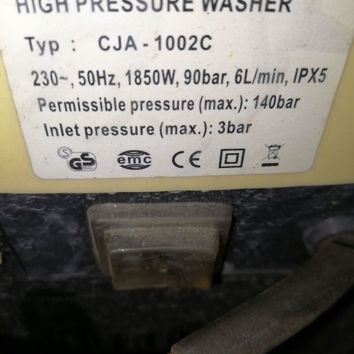 Flyriver CJA 1002C Pressure Washer like new