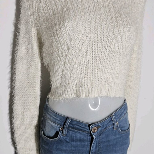 Divided knitted top by H&M like new, soft, ecru color