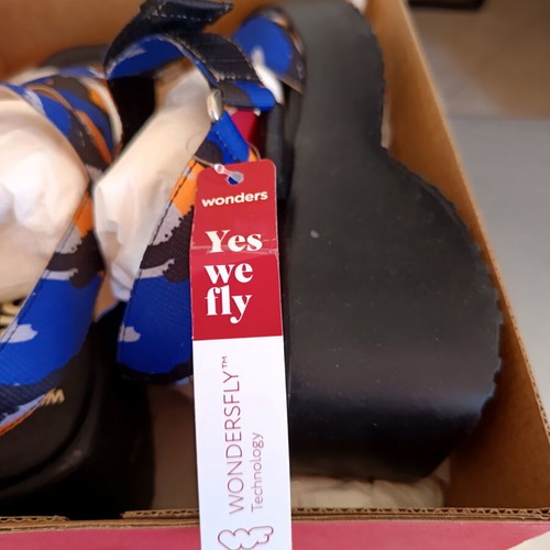 Wonders platform sandals new, multicolor, size 38