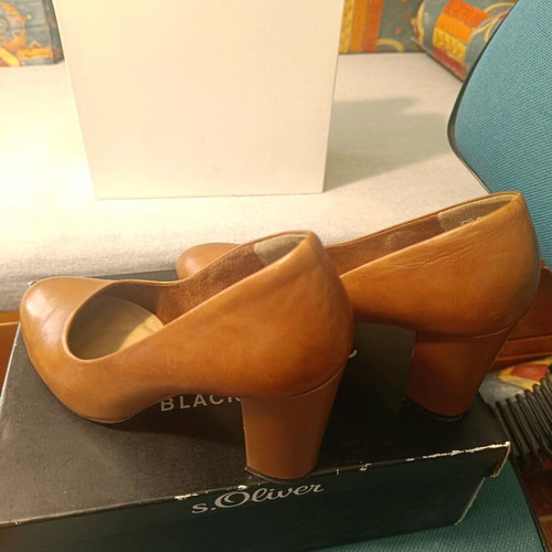 S.Oliver pumps used, size 38, brown