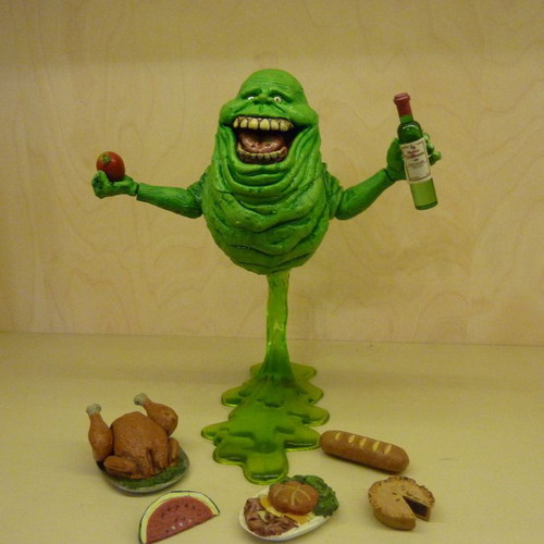 Slimer 7" Ghostbusters Series 1 Neca Action Figure like new