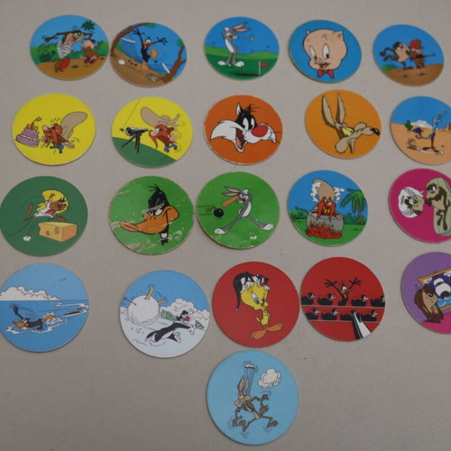 Super Tasty Tops caps, set of 21