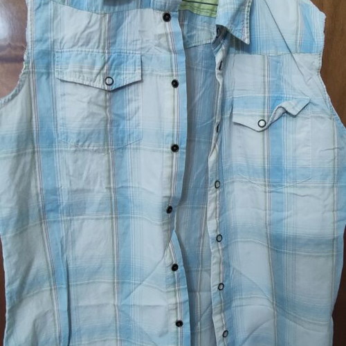 Bershka summer shirt, turquoise, size L
