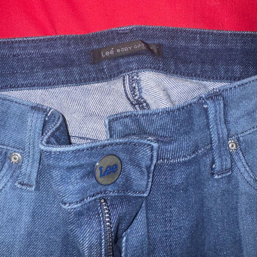 Jean Lee body optix cropped blue pants like new, size S