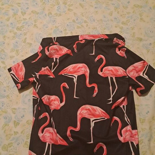 Shein shirt with flamingo new, summer, size S