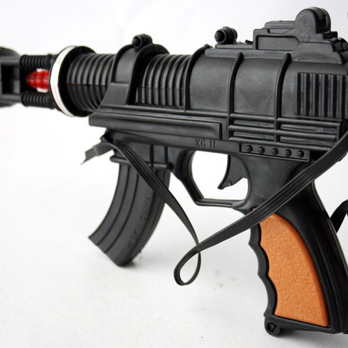 Vintage 90's Space Gun Black Cosmic Pistol new