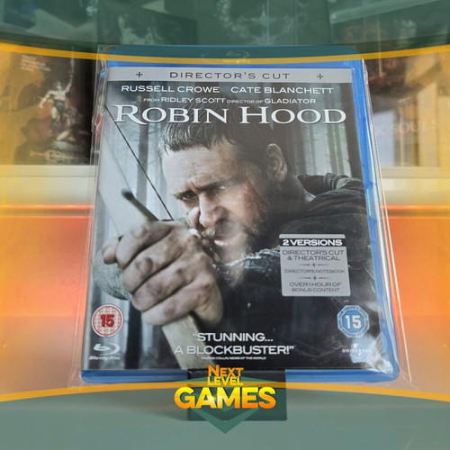 Robin Hood Blu-ray movie, adventure, action, thriller, with subtitles