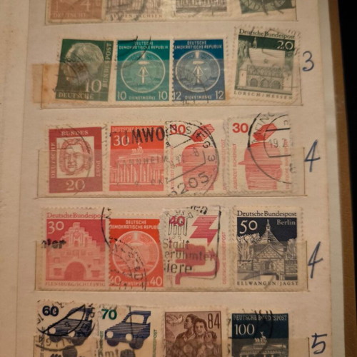 Stamps like new, mixed countries and years, full lot